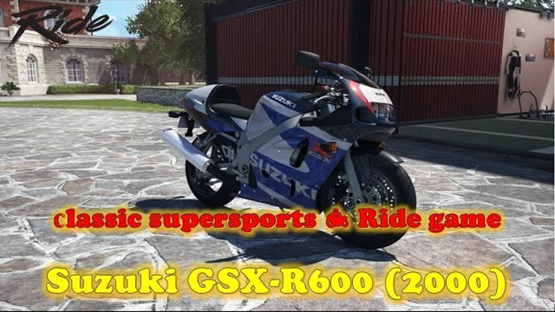 Suzuki GSX R600 (2000) спортивный мотоцикл 🏍️ RIDE Game игра про мотоциклы смотреть онлайн