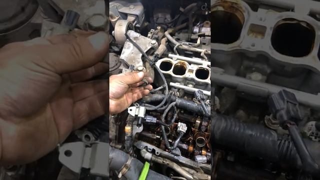 2007 Nissan Altima 3.5 Valve cover gasket/ intake смотреть онлайн