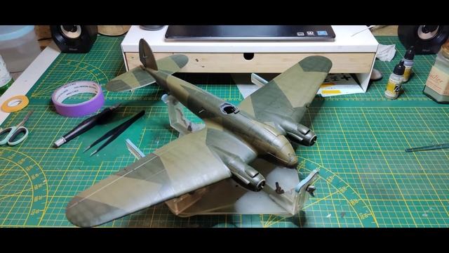 heinkel HE111 H6 au 1/48 смотреть онлайн