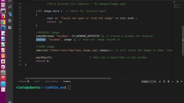 13.14. OpenCV (C++)  Open and Save Images смотреть онлайн