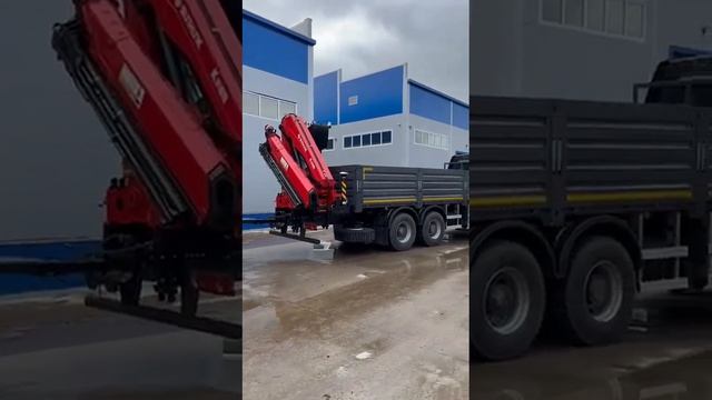 Изготовили бортовую сцепку на шасси FAW с КМУ на заднем свесе смотреть онлайн