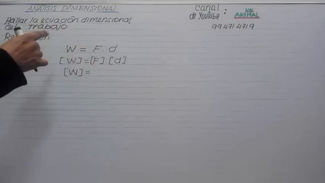 ANÁLISIS DIMENSIONAL VII:EL TRABAJO смотреть онлайн