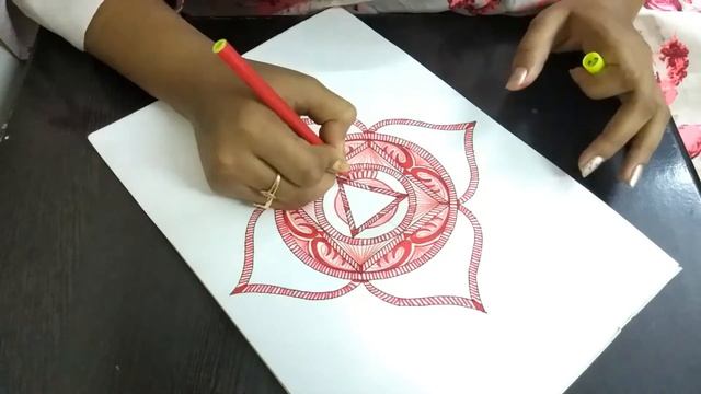 MANDALA ART || Detailing of Root Chakra ( MULADHARA ) смотреть онлайн
