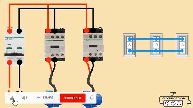 Схема управления двумя двигателями из 3-х мест смотреть онлайн