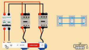 Схема управления двумя двигателями из 3-х мест