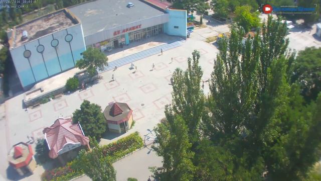 Центр Щёлкино, 26.07.2016 - time-lapse с камеры 3 смотреть онлайн
