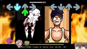 FNF Friday Night Trepidation Eminem Vs Slenderman  Epicrapbattle FC 4k_360p
