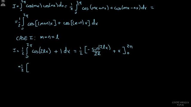 Orthogonality Relations Part III - cos(mx)cos(nx) смотреть онлайн