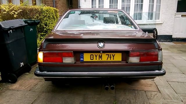 BMW E24 LED turn signal test 5 смотреть онлайн