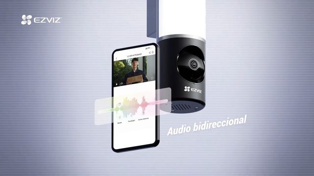 EZVIZ LC3 - Cámara De Seguridad Inteligente Con Lámpara De Pared