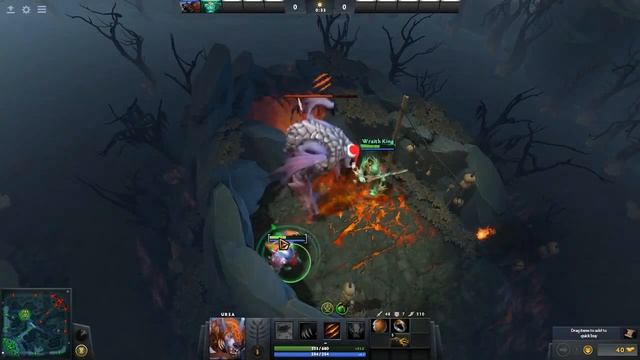 URSA + WK - Lvl 1 ROSHAN New Patch 7.00 Update Dota 2 смотреть онлайн