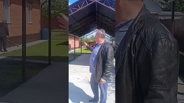 Клиент о навесе — Ульяновская область — видеоотзыв ЗОНТ73