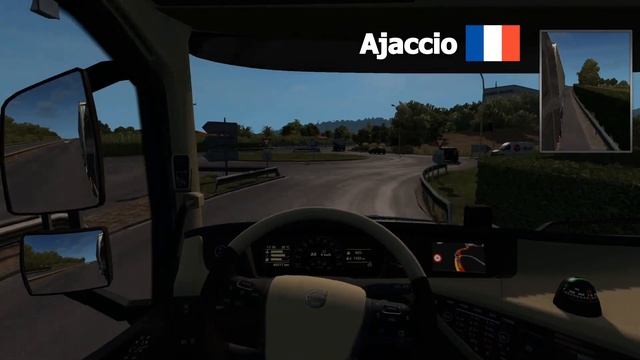 ETS2 1.36 Corsica Timelapse: Porto-Vecchio to Calvi смотреть онлайн