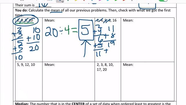 Unit 9: What’s the MEANing!? (Mean and Median) смотреть онлайн
