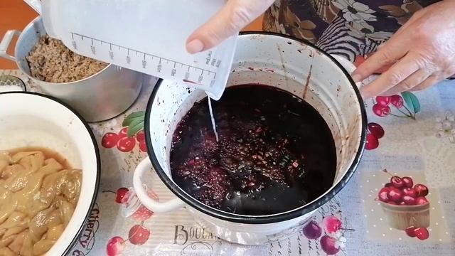 Делаем кровяную колбасу.