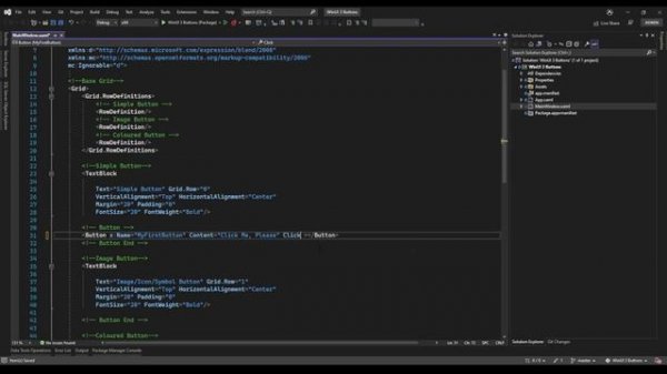 WinUI 3 Tutorial | How to make buttons in WinUI 3