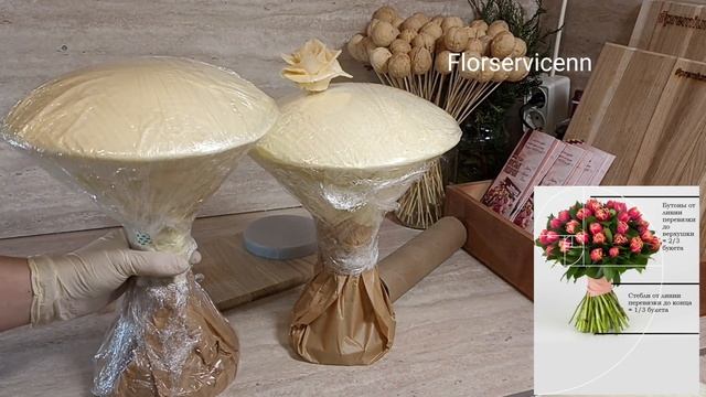 Особенности каркасов для съедобных букетов. Изменение комплектации. смотреть онлайн