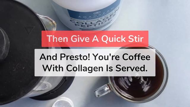 Collagen Coffee For Strong Bones & Smooth Skin