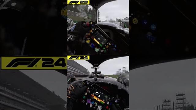 Сравнение ранней графики F1 24 и F1 23 4