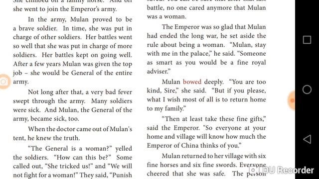 The story of mulan. 10th new book English. Unit 3. Supplementary. смотреть онлайн