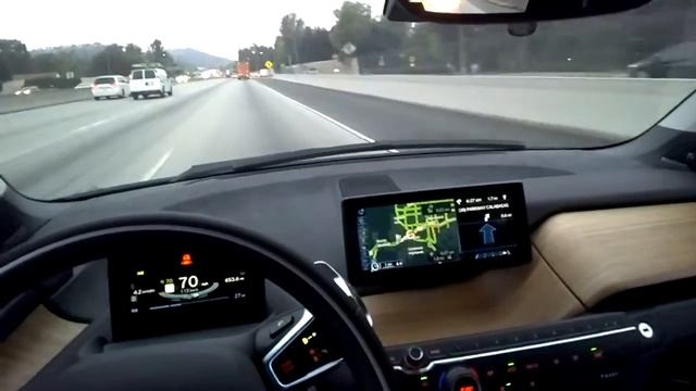 BMW i3 Active Cruise Control (ACC) Demo #3 смотреть онлайн