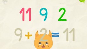 Цифра 11. Увлекательное обучение. Играем и учим цифры. Обучающий мультик для малышей.