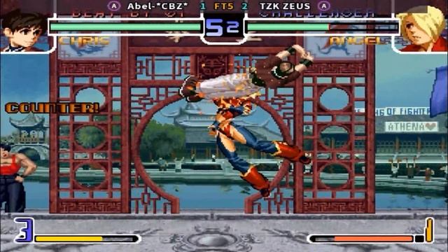 KOF 2002 - Abel-*CBZ* vs TZK ZEUS FT5 смотреть онлайн