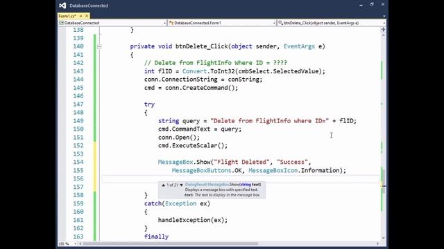 Learn C#.Net Module 6 - Part 2 - ADO.Net Connected Model смотреть онлайн