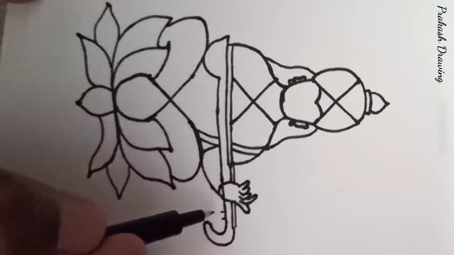 Easy Maa Saraswati Devi Drawing From 2×6 Dots | Saraswati Drawing | Step By Step | PD | смотреть онлайн