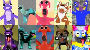 Garten Of Banban 1-8 Моды Все скримеры и все боссы Сражения - Реальные игры против фанатских мобильн