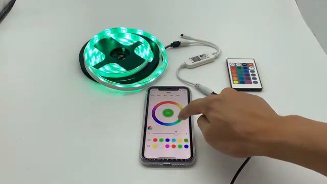 24 Keys 5 Meter Waterproof RGB 5050 smd LED Lights Strip 12V IR Remote Control TV смотреть онлайн