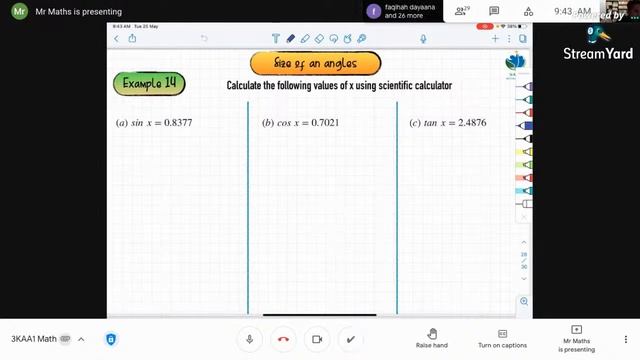 Math F3 | 05 Trigonometric Ratios | unit measures, determine value sin,cos, tan смотреть онлайн