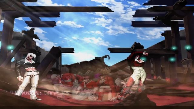 [KOF MUGEN] Super White Flame Team Vs Red Bosses Flame Iori Yagami Team смотреть онлайн