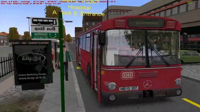OMSI 2, Scunthorpe Modern, MB 307 Auto смотреть онлайн