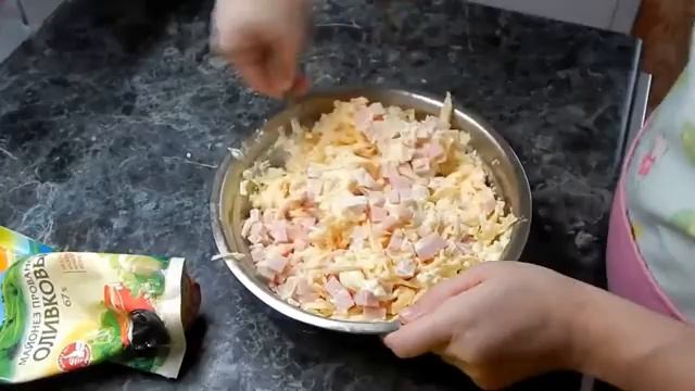 Багет с сыром, зеленью и ветчиной пошаговый рецепт смотреть онлайн