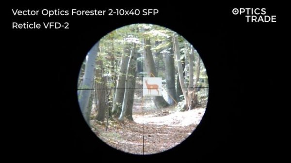 Vector Optics Forester 2-10x40 SFP Reticle VFD-2 | Optics Trade Reticle Subtensions
