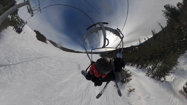 UNLIMITED POWDER GLADE RUNS AT BIG SKY RESORT! (GOPRO POV/360) смотреть онлайн