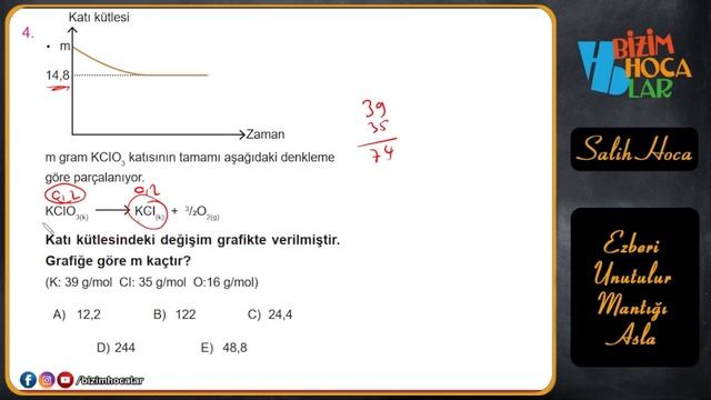 TYT KİMYA BRANŞ DENEME 20 (25 li kimya deneme) смотреть онлайн