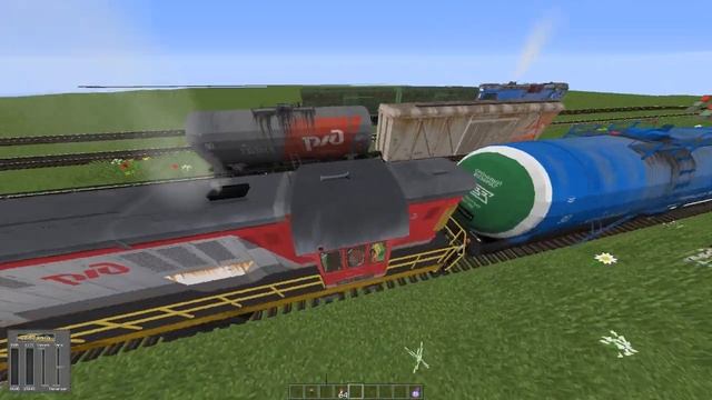 Minecraft IRCM (#12) // Освобождаем путь для сборного поезда и обрабатываем его смотреть онлайн