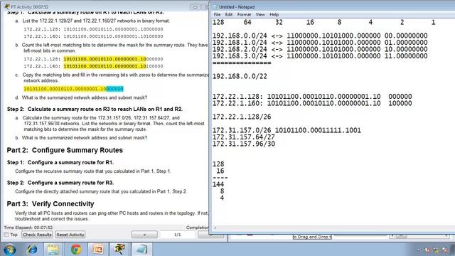 Packet Tracer 6.4.1.5 - Configuring IPv4 Route Summarization - Scenario 1 - CCNA 2 - Chapter 6 смотреть онлайн