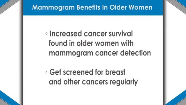 New Study Shows Mammogram Benefits In Older Women смотреть онлайн