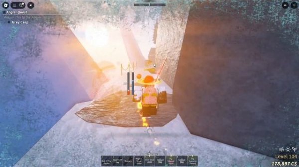 ЗАБРАЛСЯ НА САМУЮ БОЛЬШУЮ ГОРУ В ФИШ!  Как забраться на гору фиш? Roblox fisch!