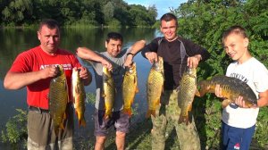 РЫБАЛКА НА САЗАНА С БОКСЁРАМИ !!!