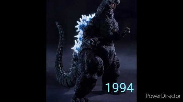 Эволюция Годзиллы 1954-2019