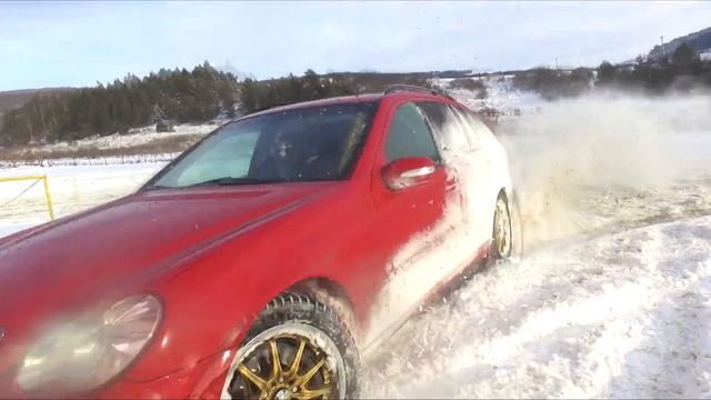 wintertesttwo bmw e46 330d mercedes s203 c240 смотреть онлайн