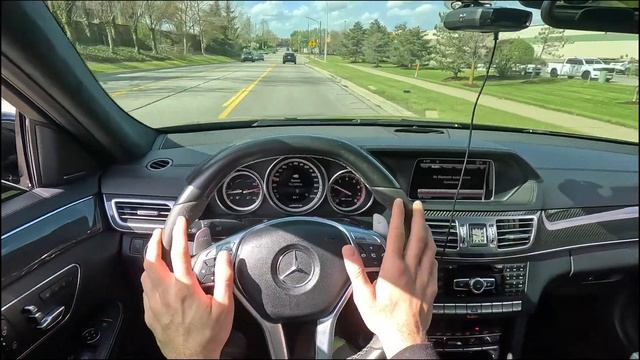 Mercedes E63s AMG 5.5L V8 BiTurbo POV Drive! (W212)