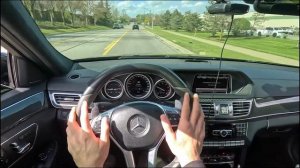 Mercedes E63s AMG 5.5L V8 BiTurbo POV Drive! (W212)
