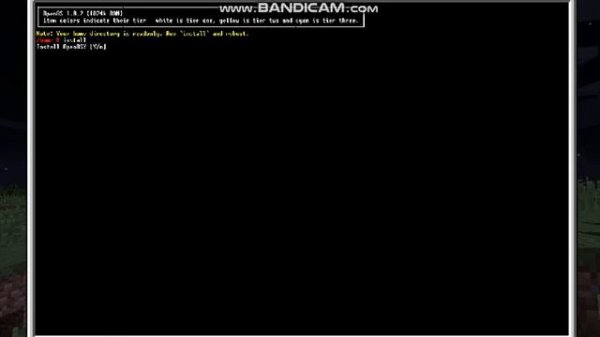 как установить OpenOS в Opencomputers