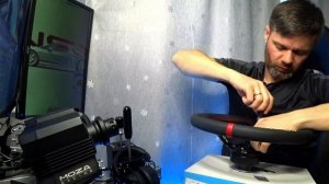 Обзор руль 14 дюймов + квик релиз  70 мм 6 на MOZA R5 | Кастом