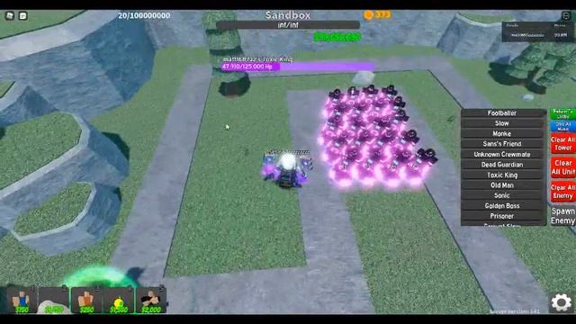 20 Max Mini gunners VS Toxic King (NPC Tower Defense) смотреть онлайн